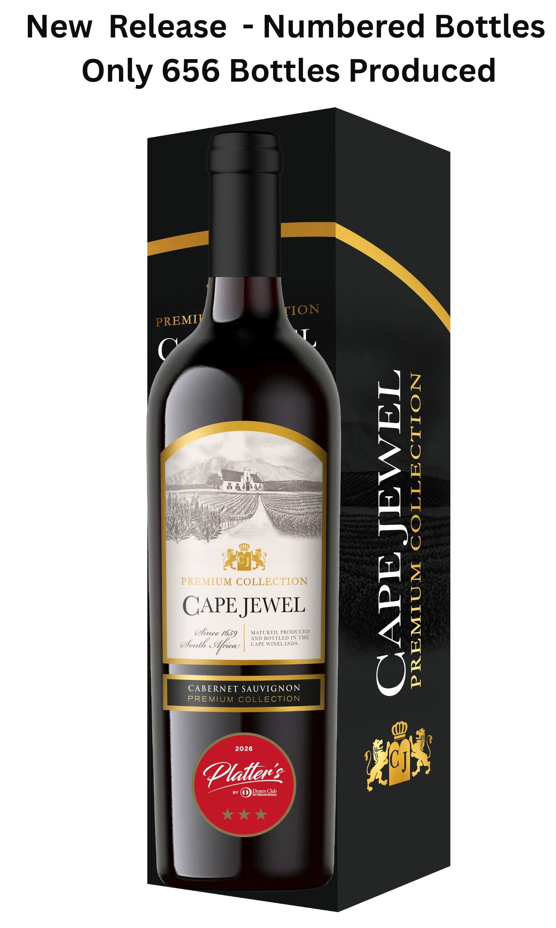 Cape Jewel 1.5 Litre Magnum Premium Cabernet Sauvignon 2024 - Limited edition