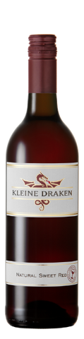 Kleine Draken Natural Sweet Red- Low alcohol 8%  (Case of 6 Bottles 750ml ) Kosher for Passover